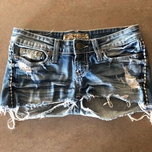 BKE Stella Boot Jean Shorts